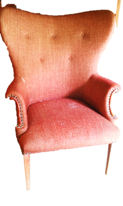 Introducing a new member of the Living Room - I ll call her Genevieve.
This little beauty was sitting alone in the back of a truck at my upholster s studio, and I asked where was she going ? She ended up coming home with me!
The lines on this chair are classic and unique at the same time. It has just enough wood and nailhead detail on the arm to make it interesting, but to me doesn t evoke too much stuffiness.
Most importantly, it fits comfortably snug to the left of my fireplace.
I can t wait until she s finished! Stay tuned.
In a few weeks we ll have Gen out of that orange tattered tweed. (She looks like she s been clubbing all night in a cheap knock-off chanel suit). Introducing a new member of the Living Room - I ll call her Genevieve.
This little beauty was sitting alone in the back of a truck at my upholster s studio, and I asked where was she going ? She ended up coming home with me!
The lines on this chair are classic and unique at the same time. It has just enough wood and nailhead detail on the arm to make it interesting, but to me doesn t evoke too much stuffiness.
Most importantly, it fits comfortably snug to the left of my fireplace.
I can t wait until she s finished! Stay tuned.
In a few weeks we ll have Gen out of that orange tattered tweed. (She looks like she s been clubbing all night in a cheap knock-off chanel suit).