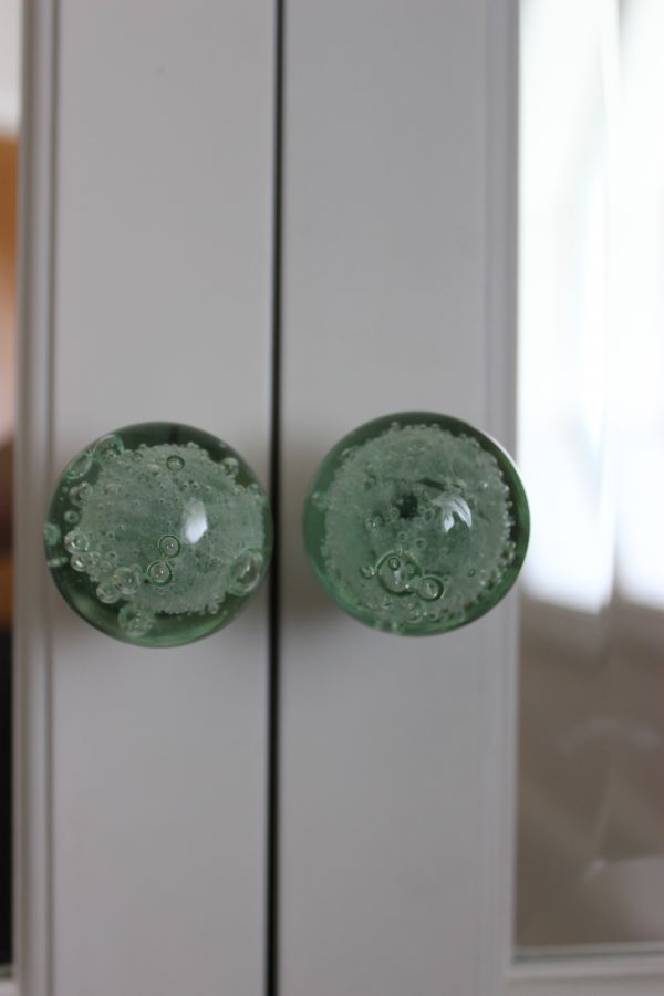 New knobs are sporting my medicine cabinet-from Anthropologie.com New knobs are sporting my medicine cabinet-from Anthropologie.com