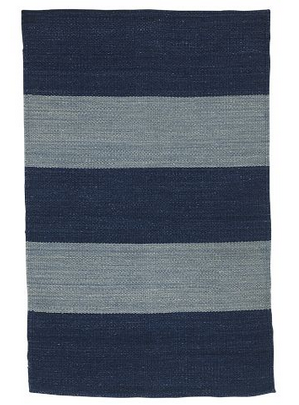 Blue and Grey Dhurrie at West Elm Blue and Grey Dhurrie at West Elm