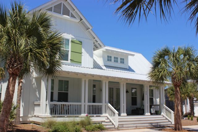 We rented in the Seacrest Beach community, about a fast 5 minute bike ride from Rosemary Beach (not this exact house). Here you will find quiet streets to ride your bike.   It is tucked away from the center of Rosemary beach and just a 5 minute bike path ride away from shops, candy stores and restaurants-and the beach front! You will find mostly VRBO s here offering rows and rows of beach houses in the urban beach house style.  I couldn t get enough.If you stay here you have access to Seacrest Beach.  The beaches in Rosemary Beach ARE gated, you need the code or to be staying there to have access.